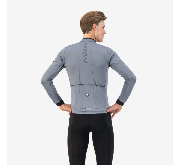 Rogelli ESSENTIAL dres s dlouhým rukávem graphite 2XL