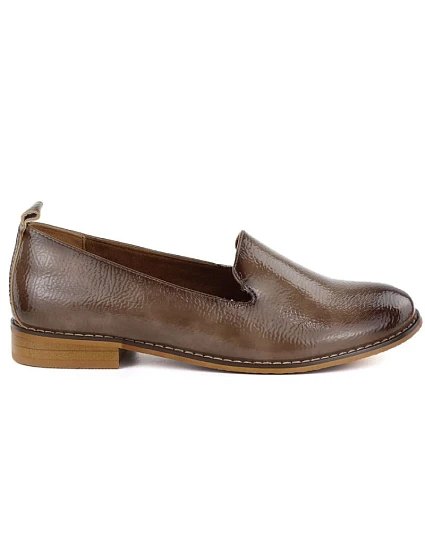 Dámské lakované boty beige model 22063594 - Potocki Dámské lakované boty beige model 22063594 - Potocki