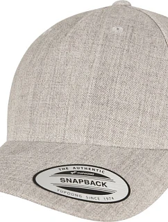 5 panelová Snapback kšiltovka heather grey model 22478711 - Flexfit