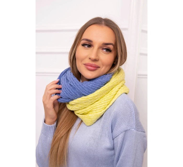 KN14 Dámský dvoubarevný čepec kiwi+jeans KN14 Dámský dvoubarevný čepec kiwi+jeans