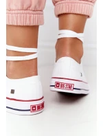 Dámské Klasické Nízké Tenisky Big Star DD274336 Bile Dámské Klasické Nízké Tenisky Big Star DD274336 Bile