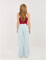 Kalhoty D80033BB62629L221 světle modré