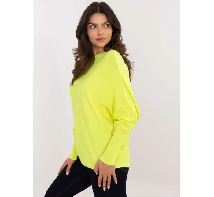 Svetr DHJ SW 8862.91 fluo žlutý Svetr DHJ SW 8862.91 fluo žlutý