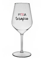 MOJA TERAPIA - priehľadný nerozbitný pohár na víno 470 ml MOJA TERAPIA - priehľadný nerozbitný pohár na víno 470 ml
