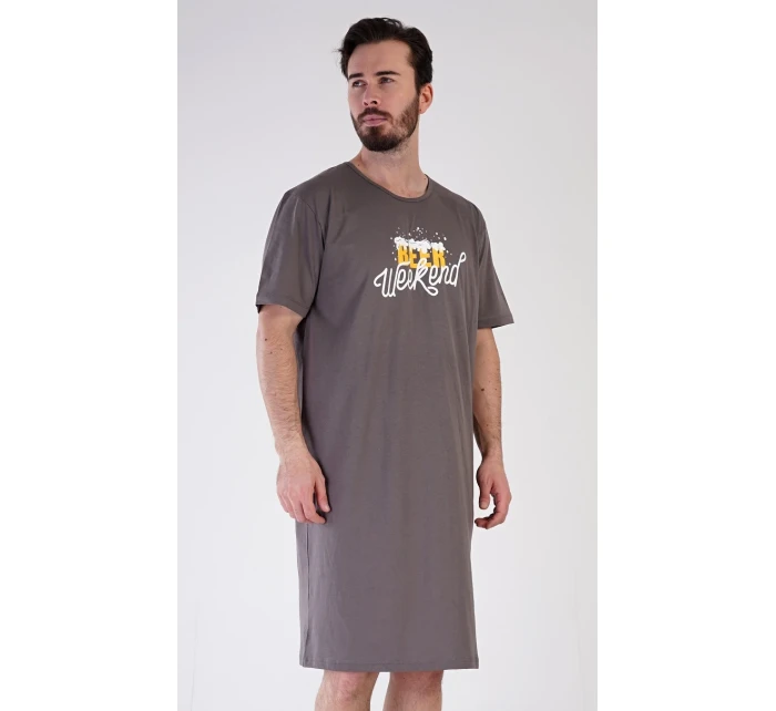 Pánská noční košile s krátkým rukávem model 20162176 - Vienetta MAN