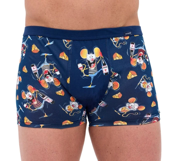 Pánské boxerky model 21789535 Tattoo Mouse - Cornette Pánské boxerky model 21789535 Tattoo Mouse - Cornette