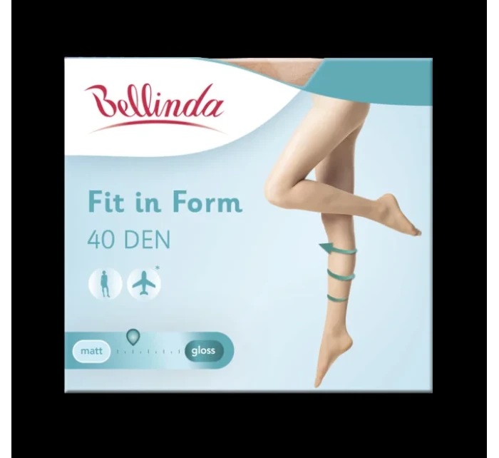 Punčochové kalhoty pro unavené nohy FIT IN FORM 40 DEN - BELLINDA - almond