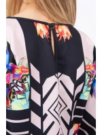 šaty s vázáním v béžové model 18748169 - K-Fashion šaty s vázáním v béžové model 18748169 - K-Fashion