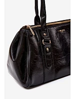 Černá kabelka z imitace kůže model 22220909 - Flora&Co Černá kabelka z imitace kůže model 22220909 - Flora&Co