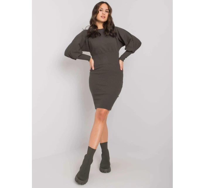 Šaty RV SK 6079.65 tmavá khaki Šaty RV SK 6079.65 tmavá khaki