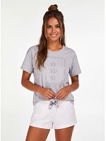Pyžamo Kingdom Short Dots & Grey - Aruelle