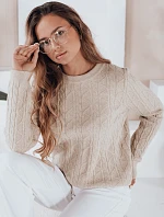 Dámský svetr BRAVINA beige FashionStreet MY2529