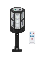 POULIČNÍ LAMPA SOLÁRNÍ LUCERNA 43LED + DÁLKOVÉ OVLÁDÁNÍ POHYBOVÝ A SOUMRAKOVÝ SENZOR