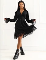 Sukienka MI SK model 22550424 czarny - FPrice Sukienka MI SK model 22550424 czarny - FPrice
