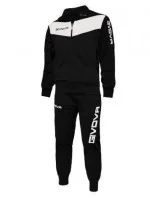 Pánská tepláková souprava Tuta Visa  TR018 1003 černobílá - Givova