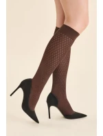 Silné ponožky - vzor GLAM KNEE HIGHS