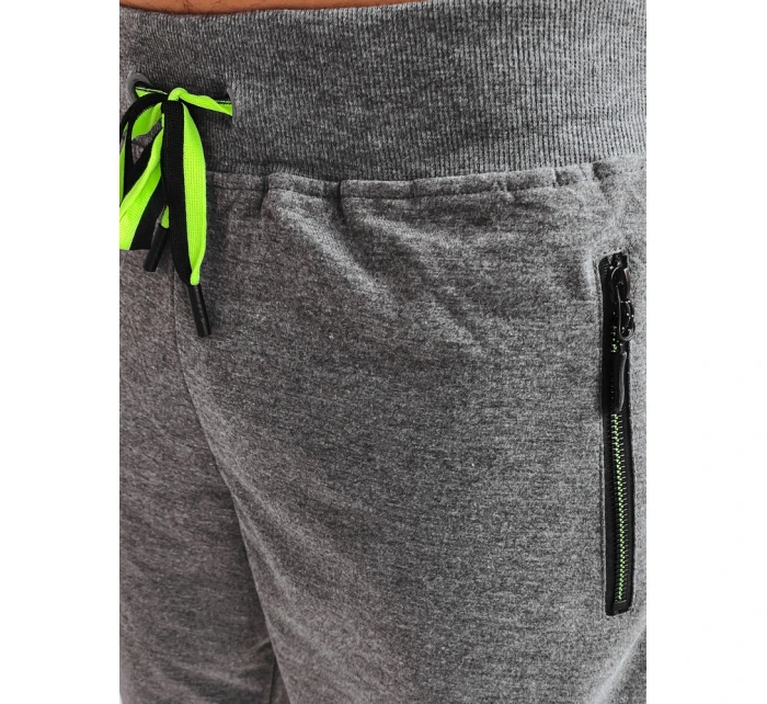Pánské tmavě šedé teplákové šortky Dstreet model 21968923 - FashionStreet