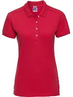 Russell Athletic 566F Dámské elastické piqué polo 10.566F classic red Russell Athletic 566F Dámské elastické piqué polo 10.566F classic red