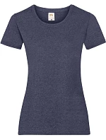 Fruit of the Loom Lady-Fit Valueweight T Dámské tričko 16.1372 vintage heather navy Fruit of the Loom Lady-Fit Valueweight T Dámské tričko 16.1372 vintage heather navy