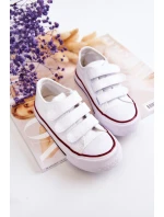 Dětské tenisky na suchý zip Bílý model 21578694 - Boto Dětské tenisky na suchý zip Bílý model 21578694 - Boto