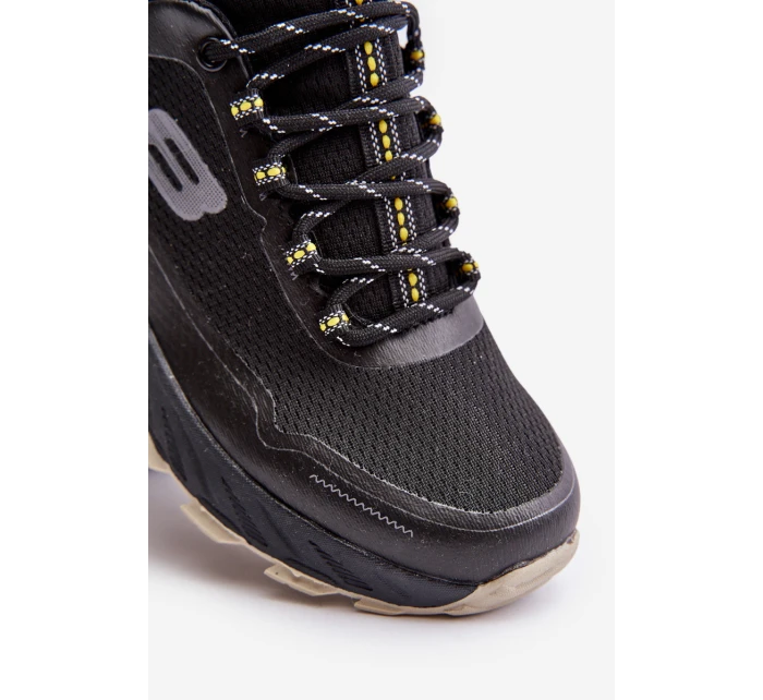 Pánské Sportovní Boty Na Platformě Černé Idama Pánské Sportovní Boty Na Platformě Černé Idama