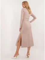 Šaty LK SK model 20549250 béžové - FPrice