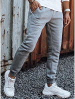 Světle šedé pánské kalhoty FashionStreet UX4430