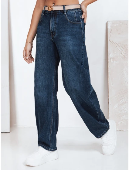 Dámské pytlovité modré džíny FashionStreet UY2784