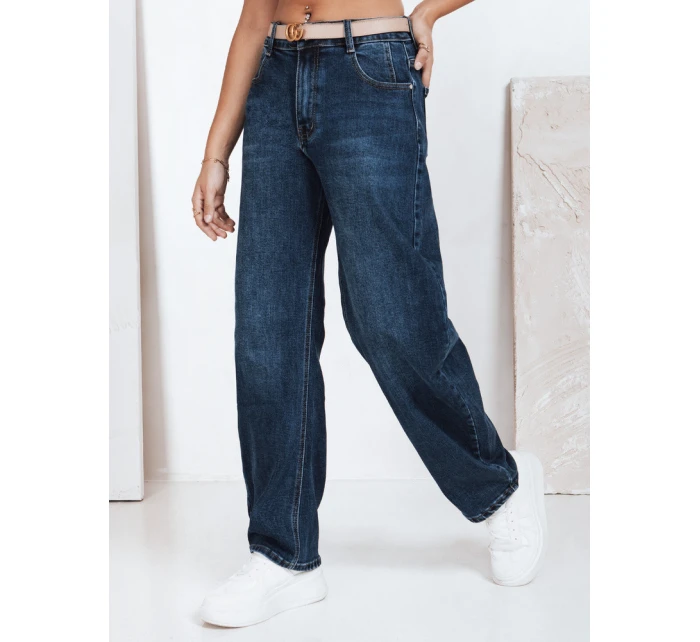 Dámské pytlovité modré džíny FashionStreet UY2784