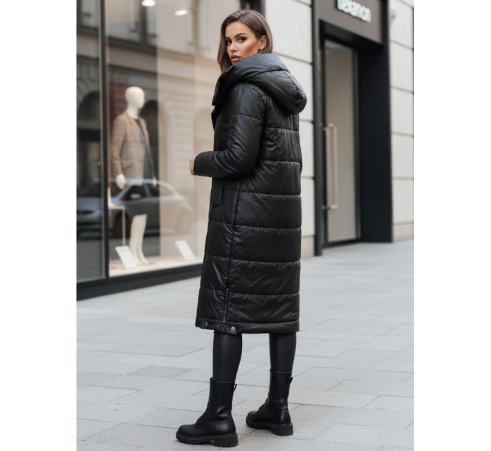 Dámská přechodná bunda ORVITA prošívaná s kapucí černá FashionStreet TY5024z Dámská přechodná bunda ORVITA prošívaná s kapucí černá FashionStreet TY5024z