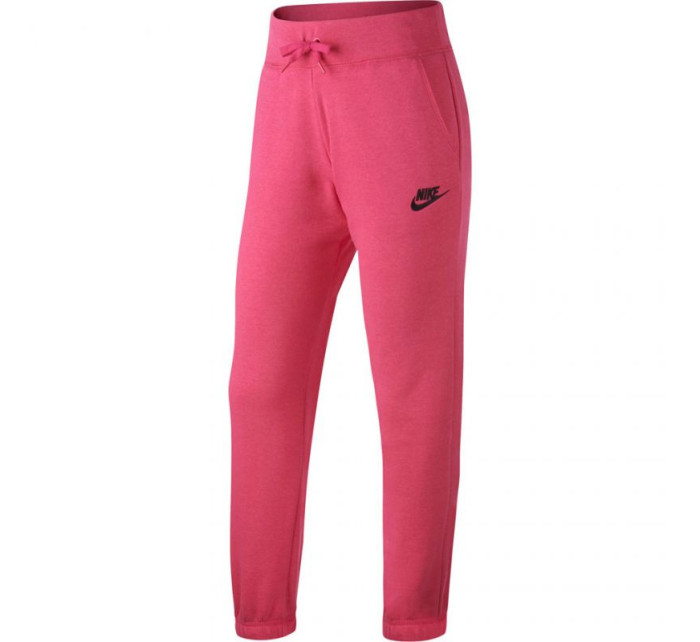 Dívčí kalhoty G NSW FLC REG Jr 806326 615 - Nike