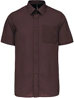 Kariban K 551 Popelínová košile "Ace" s krátkým rukávem 20.K551 brown Kariban K 551 Popelínová košile "Ace" s krátkým rukávem 20.K551 brown