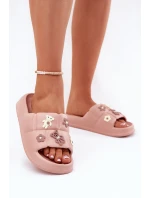 Pěnové Pantofle S Připínáčky Růžové Redienna Pěnové Pantofle S Připínáčky Růžové Redienna