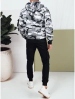 Pánská mikina s kapucí moro bílá FashionStreet BX5655