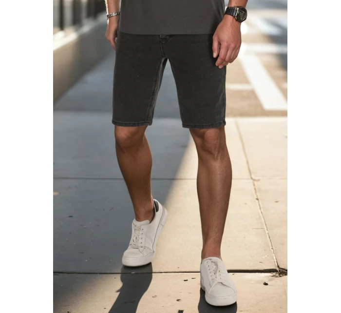 Pánské džínové šortky černé Dstreet model 21988464 - FashionStreet