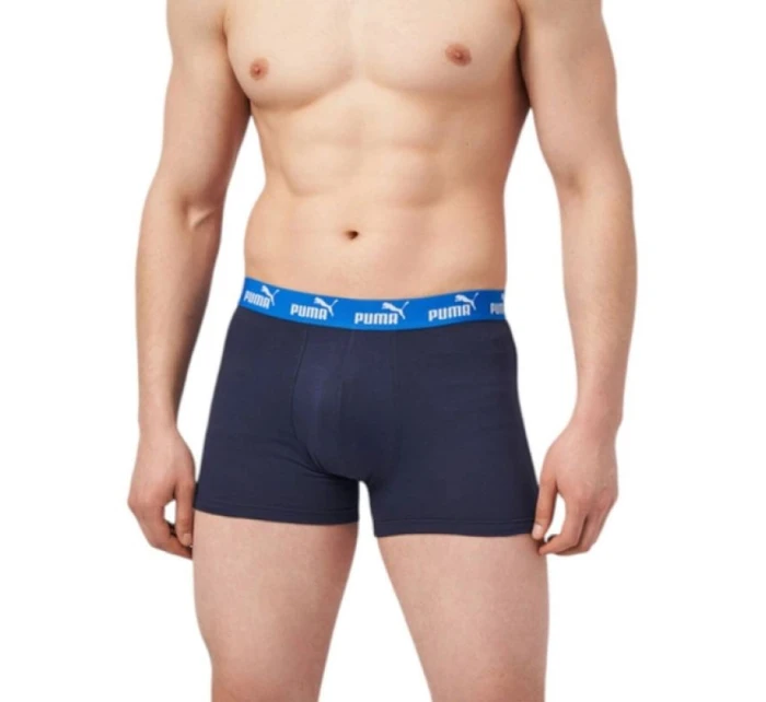 Pánské boxerky Puma 2-Pack tmavě modré z příjemné bavlny Pánské boxerky Puma 2-Pack tmavě modré z příjemné bavlny