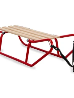 KOVOVÉ SÁNĚ 2MÍSTNÉ ČERVENÉ