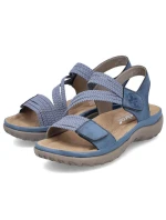 Pohodlné modré sandály Rieker W RKR587