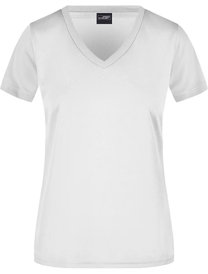 Daiber JN 735 Dámské sportovní tričko s výstřihem do V 02.0735 white Daiber JN 735 Dámské sportovní tričko s výstřihem do V 02.0735 white