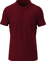 Stedman Stretch Polo Pánské elastické piqué polo z těžké bavlny 05.9640 bordeaux