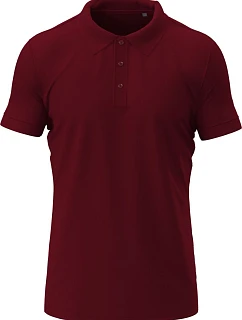 Stedman Stretch Polo Pánské elastické piqué polo z těžké bavlny 05.9640 bordeaux