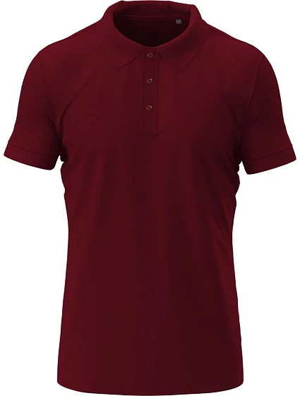 Stedman Stretch Polo Pánské elastické piqué polo z těžké bavlny 05.9640 bordeaux Stedman Stretch Polo Pánské elastické piqué polo z těžké bavlny 05.9640 bordeaux