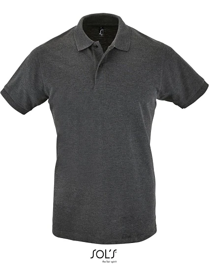 SOL'S Perfect Men Pánské piqué polo 25.1134 charcoal melange SOL'S Perfect Men Pánské piqué polo 25.1134 charcoal melange