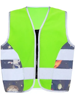 Korntex ACTION Dětská bezpečnostní vesta 76.ACTN neon green/ufo
