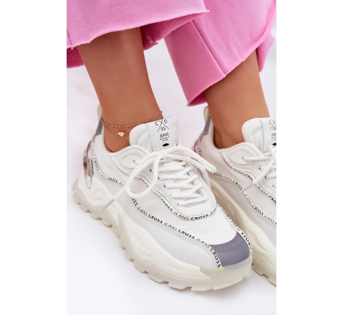 Dámské Sportovní Obuv Cross Jeans II2R4017C Bílé