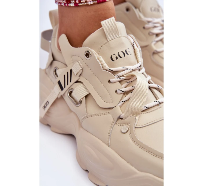Sportovní Boty Sneakersy GOE MM2N4015 Bežové