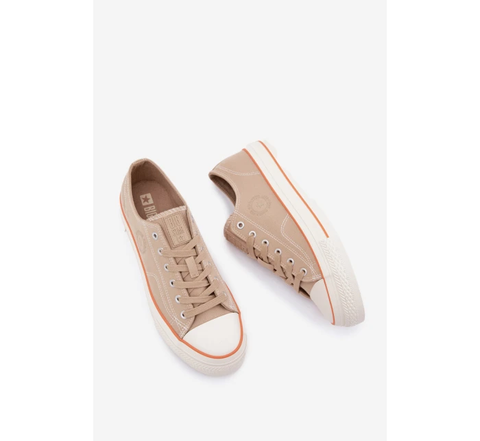 Pánské Tenisky Na Platformě Big Star RR174323 Béžové Pánské Tenisky Na Platformě Big Star RR174323 Béžové