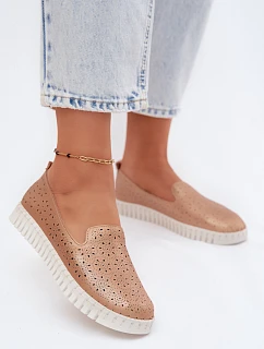 Dámské perforované nazouvací polobotky model 22133874 - Boto