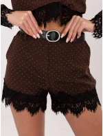 Szorty IT SN model 21799728 ciemny brązowy - FPrice Szorty IT SN model 21799728 ciemny brązowy - FPrice