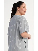 Dámské domácí šaty s krátkým rukávem model 22405476 - Vienetta Dámské domácí šaty s krátkým rukávem model 22405476 - Vienetta